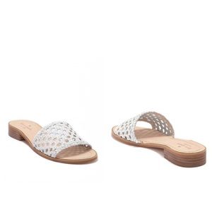 kate spade new york berlin woven leather sandal